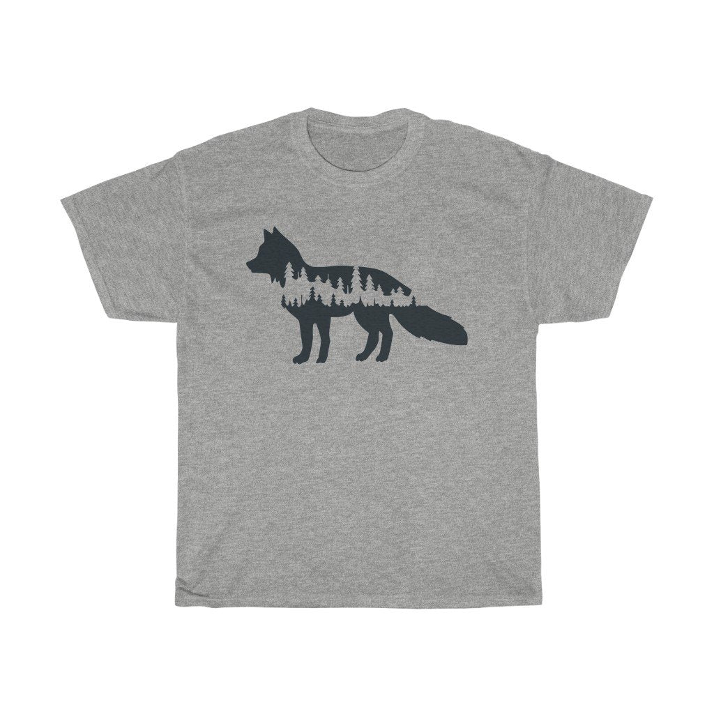 T-Shirt Sport Grey / S Wolf Shadow shirt design, simple plain design animal prints, cute tee for men & women, unisex tee-shirts, plus size shirts