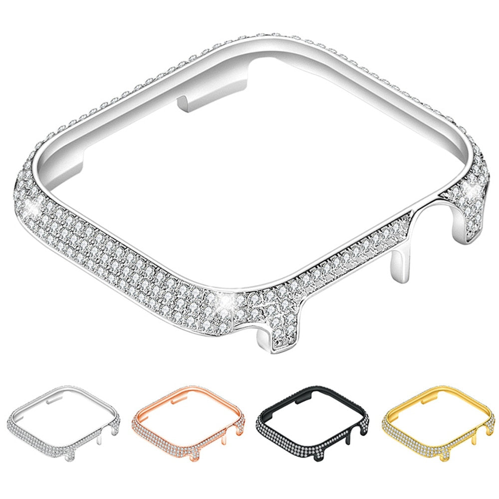 Luxury Diamond Protective Cover for Apple Watch iWatch Series