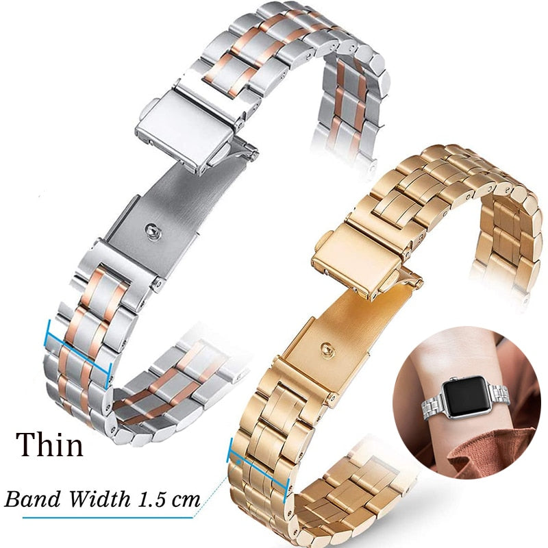 Thin Women Bracelet Series 8 7 6 slim Premium Steel Bracelet Wristband