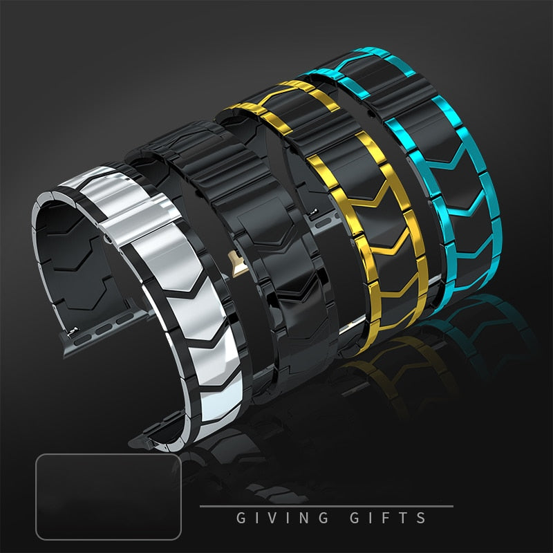 Luxury High-Quality Steel Strap Series 7 6 5 4 Band Metal Wristband