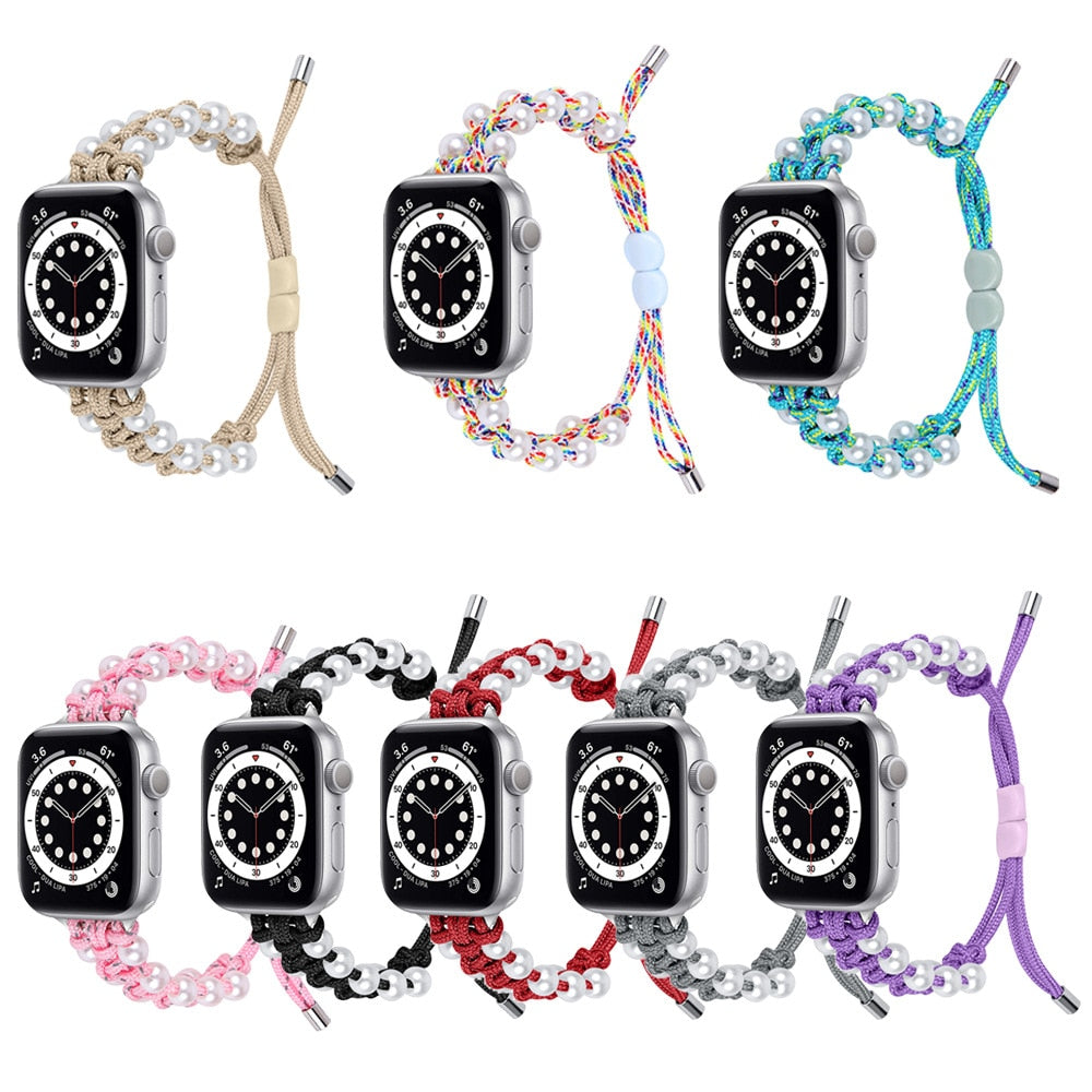 Bracelet Nylon Rope Woman Loop Correa Series 7 6 5 4 |Watchbands|