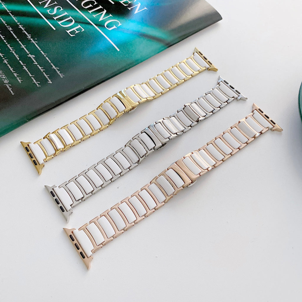 Ceramics Strap Series 7 6 5 4 Luxurious Steel Metal Wristband