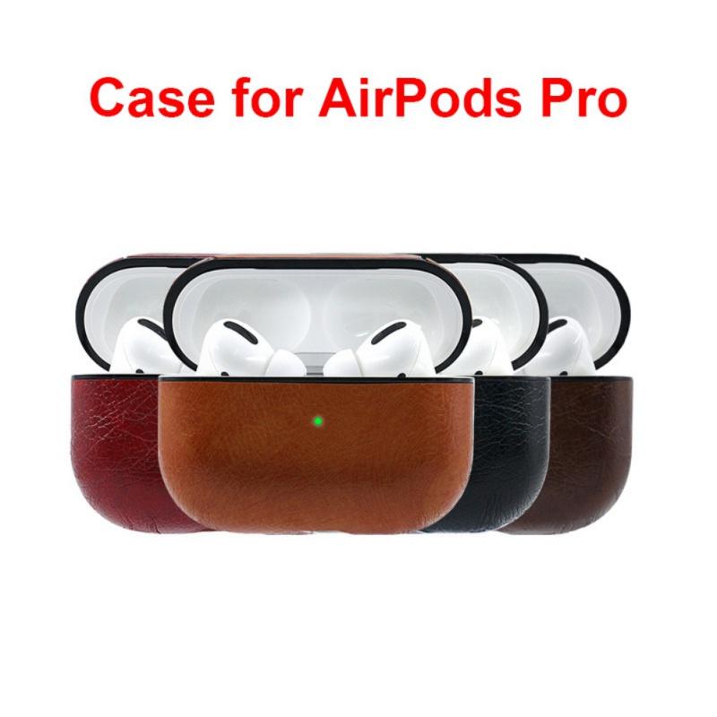 Earphone Accessories Airpods Pro Leather Case For airpods 3 pro case cover Wireless Bluetooth Headphone Adapter Cover