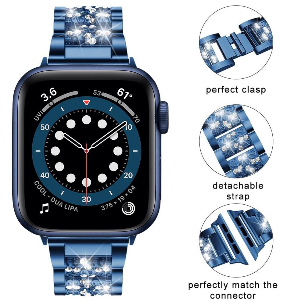 Watchbands Blue Bands For Apple Watch 6 5 4 SE 40mm 44mm watchband correa women pulseira bracelet for iwatch series 6 5 4 3 Strap 38mm 42mm|Watchbands|