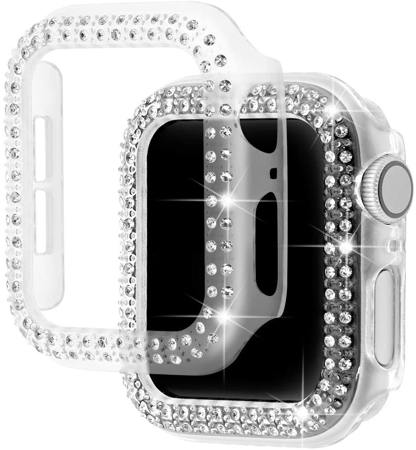 Watch Cases Diamond Bumper Protective Case for Apple Watch Cover Series 6 SE 5 4 3 2 1 38MM 42MM For Iwatch 6 5 4 40mm 44mm watch band strap|Watch Cases|