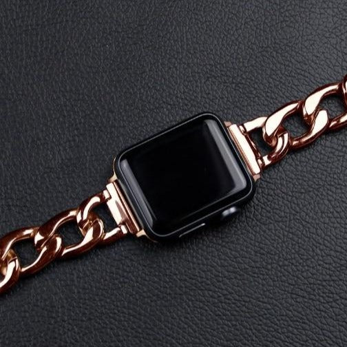 accessories Apple Watch Cowboys Band Chain link Bracelet Strap shiny bling Metal 6