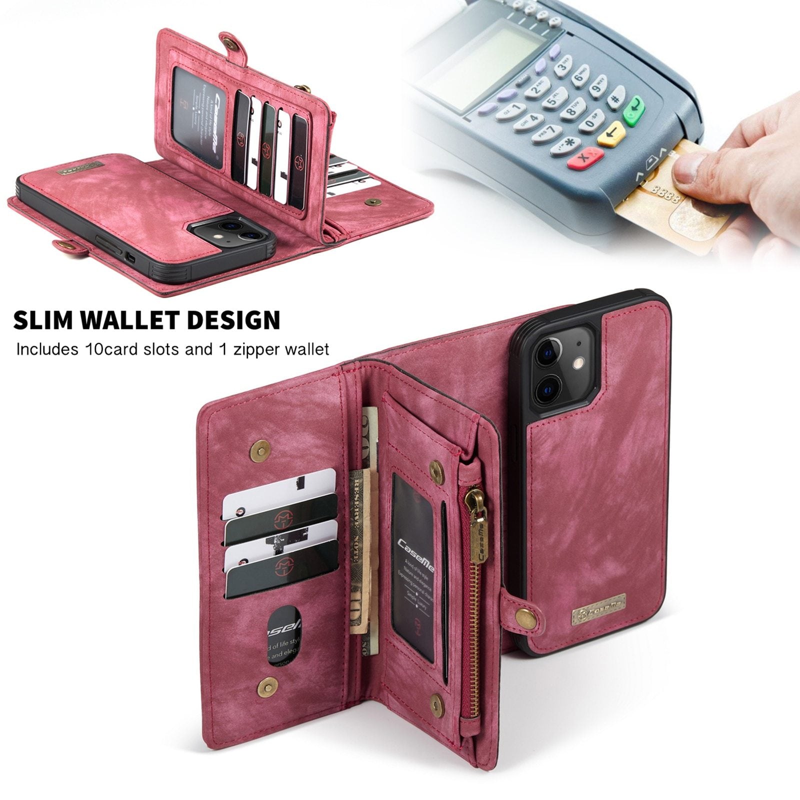 Multifunctional Wallet Case for iPhone 12 Pro Max/12 Mini/SE 2020 Smar – www.Nuroco.com Multifunctional Wallet Case for iPhone 12 Pro Max/12 Mini/SE 2020 Smar – www.Nuroco.com