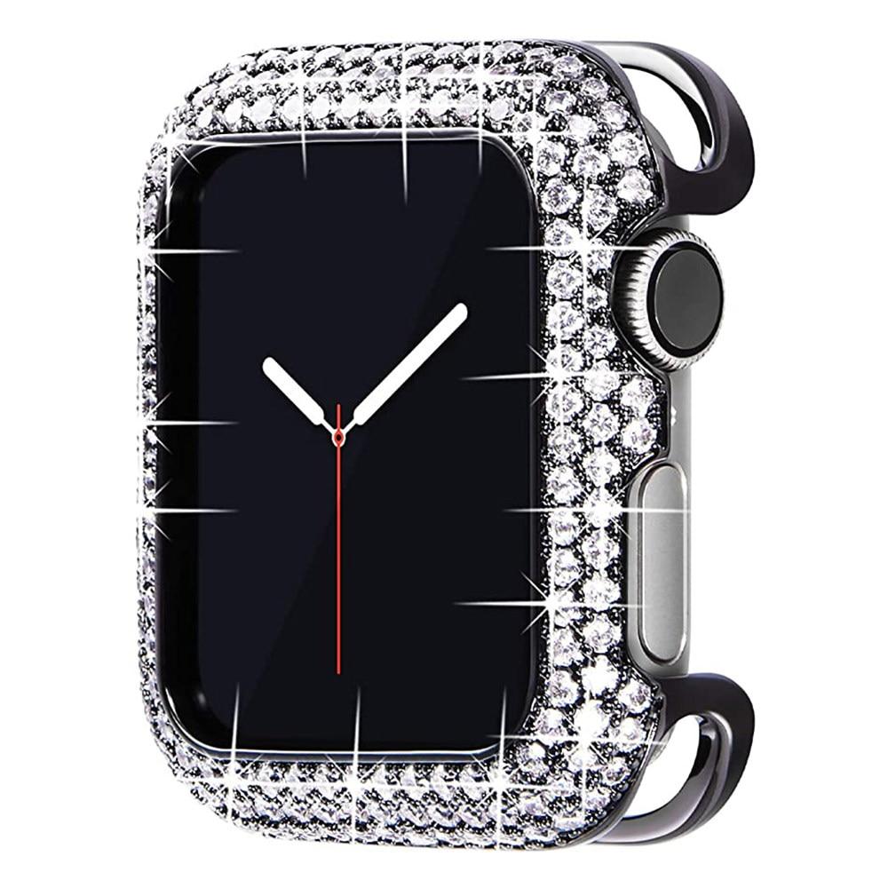 Watch Cases Luxury Bling Cases For Apple Watch Diamond Bumper Protective Case Series 6 5 4 Cover iWatch 38mm 40mm 42mm 44mm Protection |Watch Cases