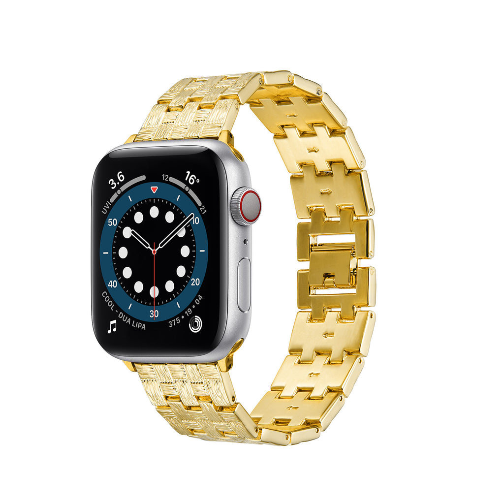 New Luxury Premium Steel Strap For Apple Watch Band 7 Men Metal 41/45