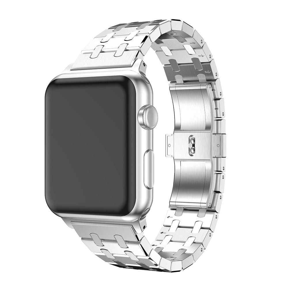 Apple Watch Band Series 7 6 5 Strap High Quality Metal Steel Bracelet