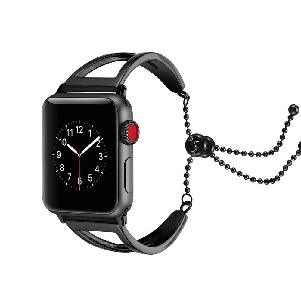 Accessories Black / 38mm / 40mm Copy of Luxury high end Apple Watch Band Cuff bangle designer bracelet 40 44mm