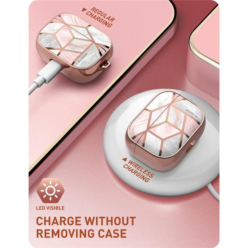 Earphone Accessories Protective Stylish Marble Case Cover For Airpods Pro, Impact-resistant Earphone Cover with 360 Degree Compact Protection for Airpords Pro - USA Fast Shipping