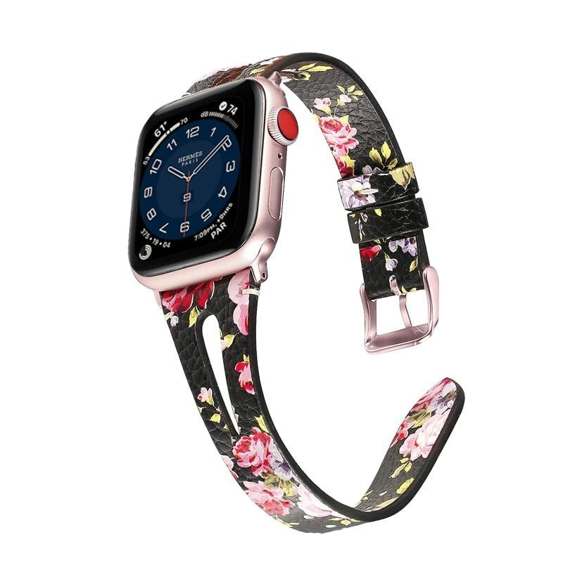 Watchbands Leather Bracelet For Apple Watch Band 42/38mm 44/40mm Series 6 SE 5 4 3 For Apple Watch Strap iWatch Watchband women/Men|Watchbands|