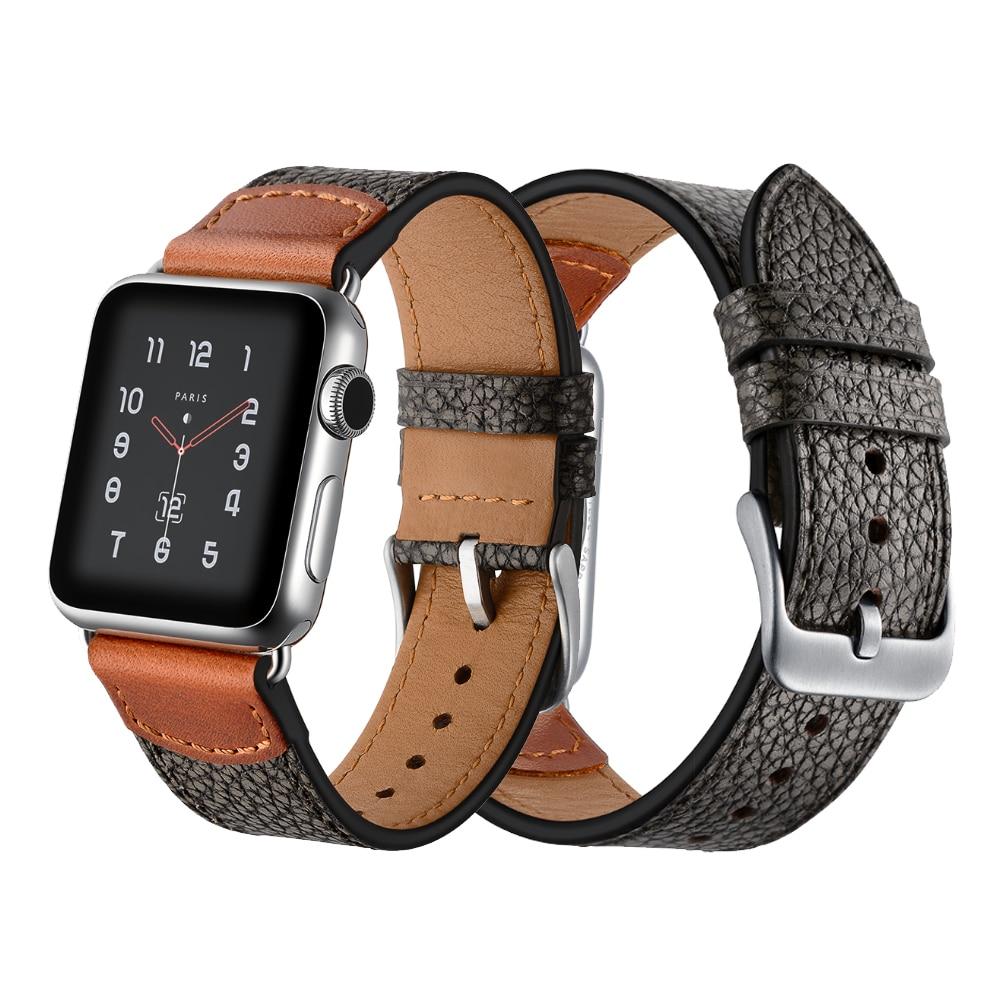 Watchbands Leather band for Apple watch strap bracelet correa apple watch 5 3 band 44mm 42mm 40mm 38mm iwatch series 5 4 3 2 44 42 40 38mm|Watchbands|