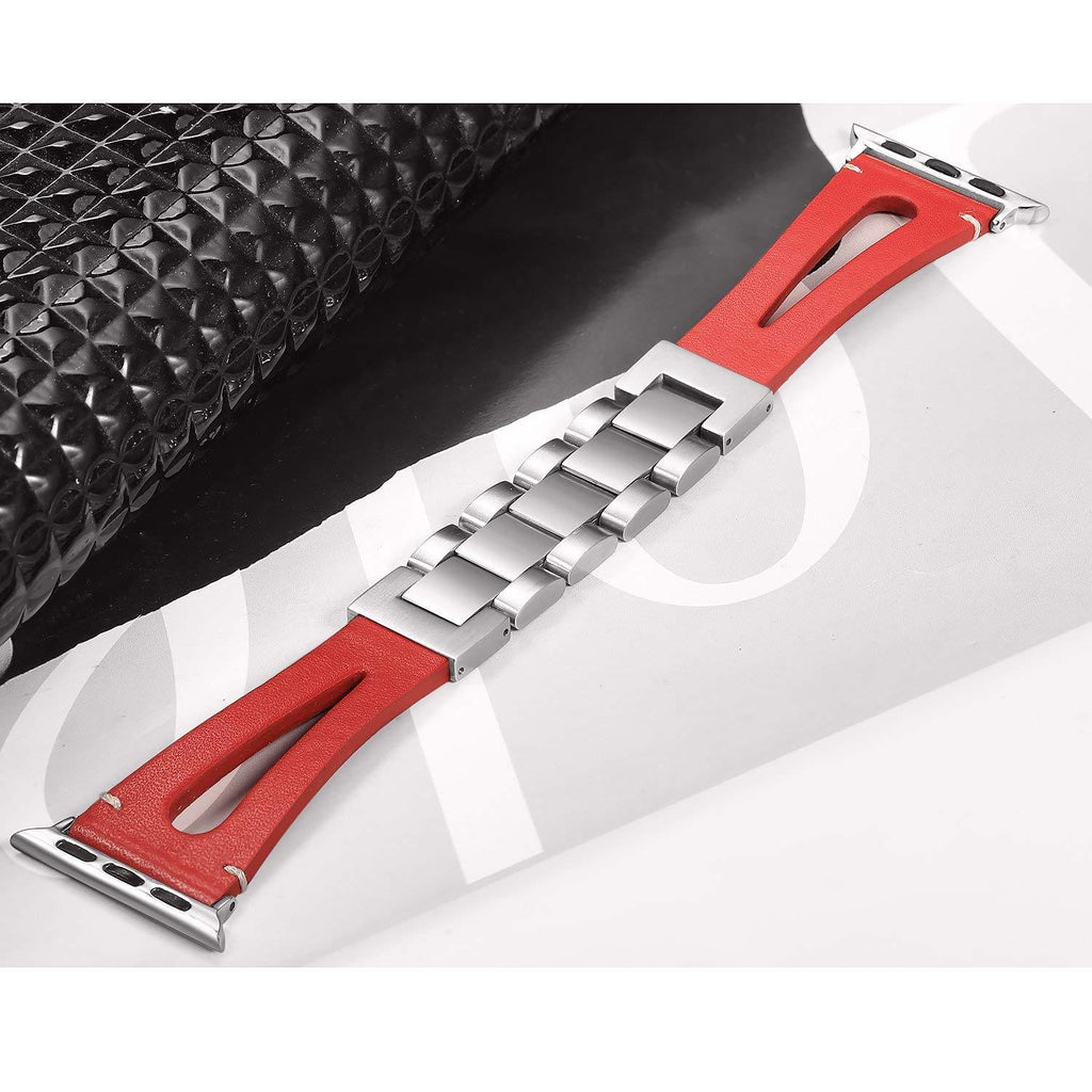 Watchbands Leather loop Bracelet For Apple Watch series 6 SE 5 4 40mm 44mm Watchband Strap for apple watch band 3 2 42mm 38mm Accessories|Watchbands|