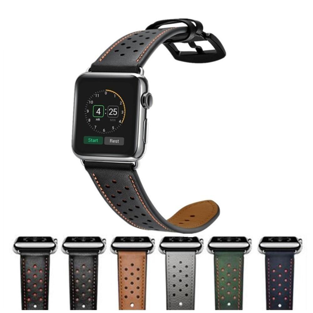Watchbands Leather strap For Apple Watch Band apple watch 5 4 3 band 44mm/40mm 42mm/38mm iwatch band 5 4 3 correa bracelet watchband belt|iwatch leather band|iwatch leatherleather band