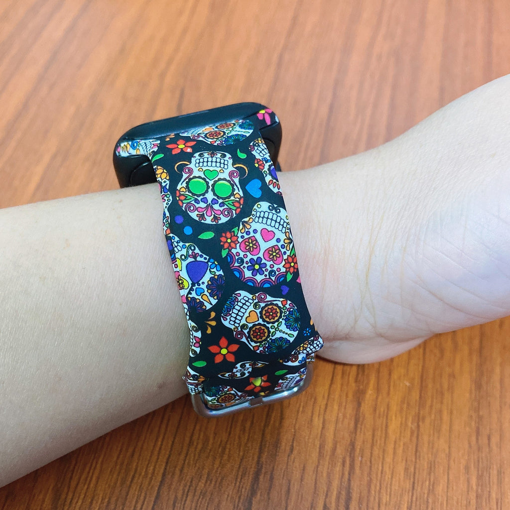 Watchbands Leopard Printing Silicone Strap for Apple Watch Band 44MM 40MM 38MM 42MM Floral Bracelet Belt for iWatch Series 6 SE 5 4 3 2 1|Watchbands|