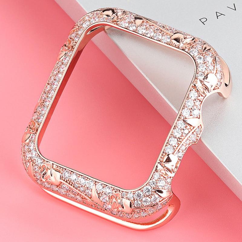 Watch Cases Luxury Bling Diamond Case Cover Shockproof Accessories For Apple Watch Series 5 4 3 2 1 Hard Case For iWatch 38mm 40mm 42mm 44mm|Watch Cases|