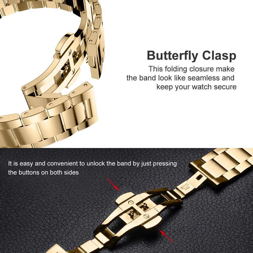 Watchbands Luxury Stainless Steel Strap+case For apple watch 44/40mm 42mm 38mm band Metal bracelet for iWatch Series 6 SE 5 4 3 wrist belt|Watchbands|