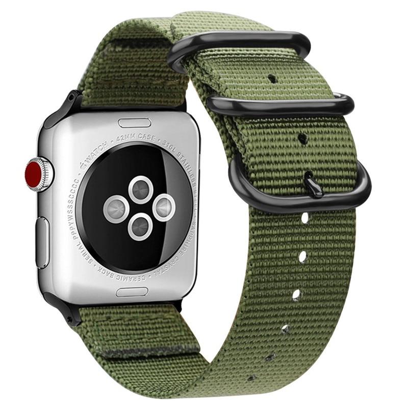 Apple Watch Band Series Sport Nylon with Black Adapter