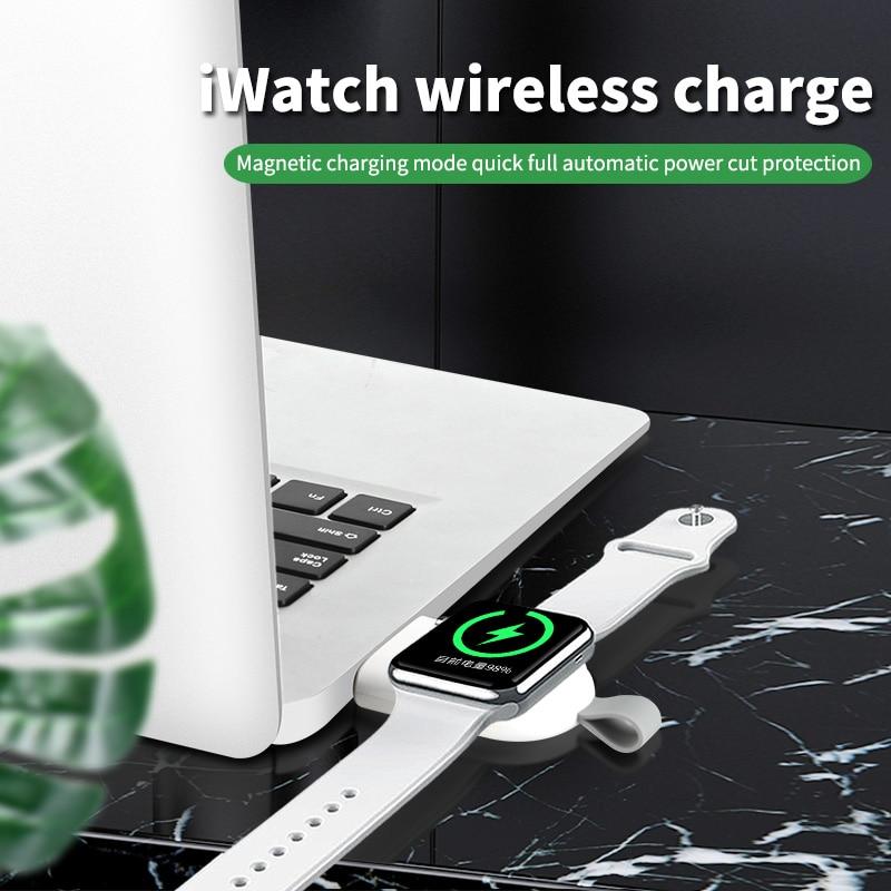 Watch charger Portable Wireless Charger for IWatch 6 SE 5 4 Charging Dock Station USB Charger Cable for Apple Watch Series 5 4 3 2 1|Watch charger|