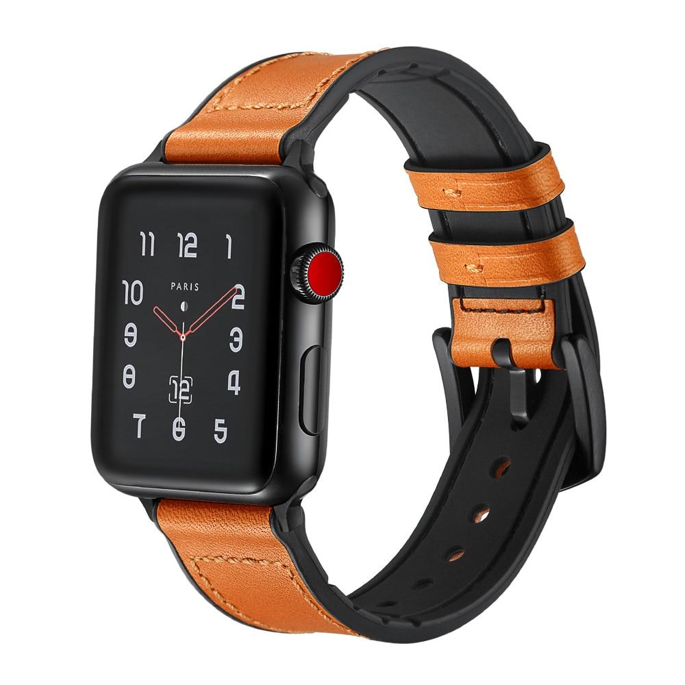 Watchbands Silicone Leather strap For Apple watch band apple watch 4 3 44mm 40mm iwatch band series 4/3/2/1 42mm 38MM camouflage bracelet|Watchbands|