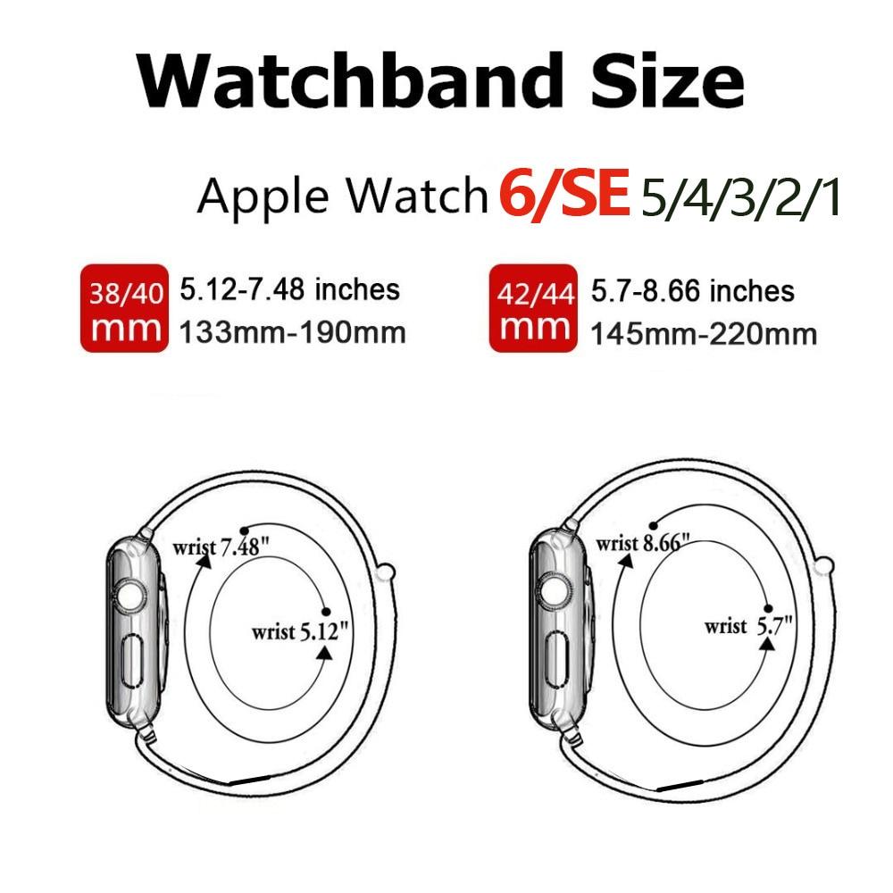 Watchbands Slim Strap for Apple watch band 44mm 40mm 42mm 38mm smartwatch wristband Nylon Sport Loop bracelet iWatch series 5 3 4 se 6 band|Watchbands|