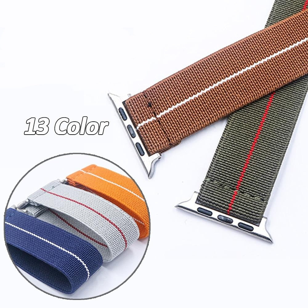 Watchbands Solo Watch Band for Apple Watch 6 5 4 SE 38mm 40mm Elastic Nylon Loop Strap 42mm 44mm for iwatch 6 5 4 3 Sport Watch Bracelet|Watchbands|