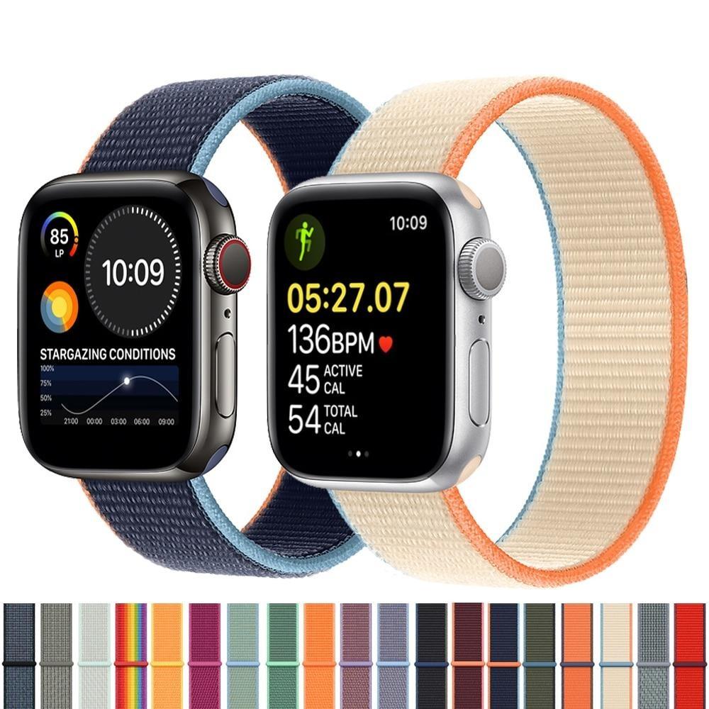 Watchbands Sport loop strap for Apple Watch band 40mm 44mm iwatch sereis 6 5 nylon smartwatch bracelet iWatch apple watch 3 band 42mm 38mm|Watchbands|