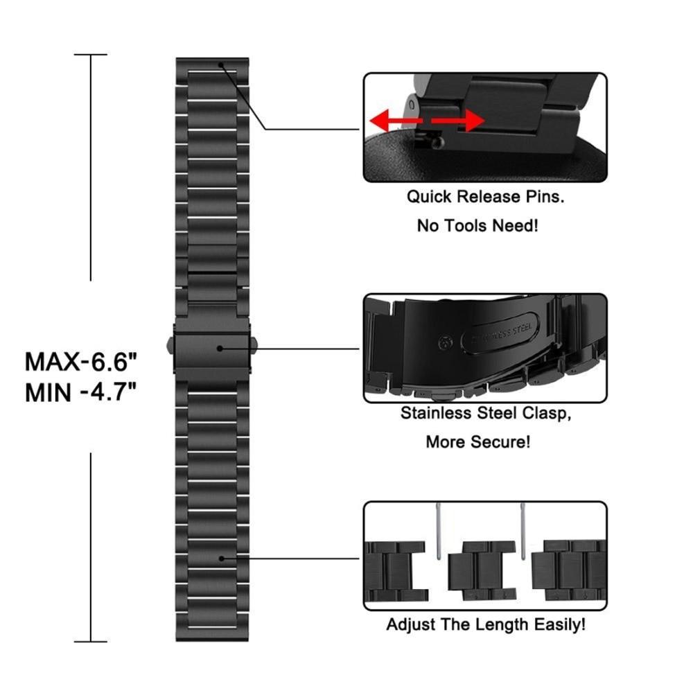 Watchbands Bestseller Simple Steel band for Fitbit Versa Lite Versa2 Smart watch replacement Metal Belt Bracelet Watchband rolex links men women unisex strap