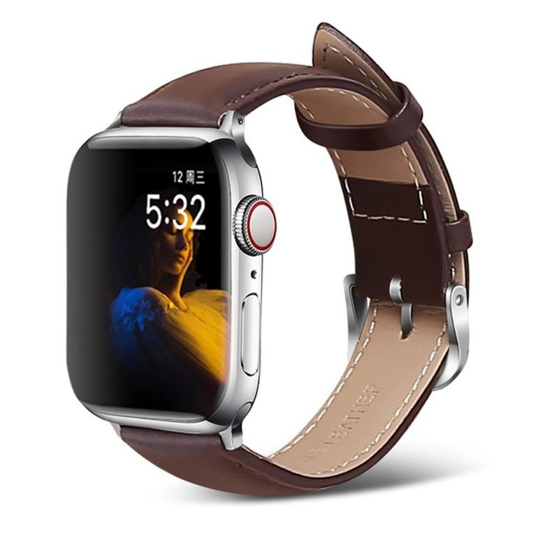 Watchbands Strap for Apple watch band 44mm 40mm watchband apple watch 5 4 3 2 1 classic leather bracelet belt iwatch 42mm 38mm Accessories|Watchbands|