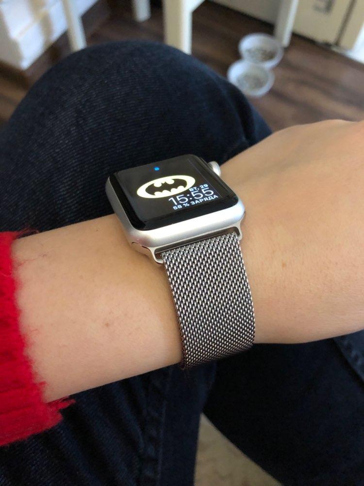 Apple Watch band Milanese mesh magnetic sport Loop stainless steel metal  Series 4 3,  Iwatch band 42mm 44mm 38mm 40mm link Bracelet Watch band -  USA USPS Fast Shipping - www.Nuroco.com