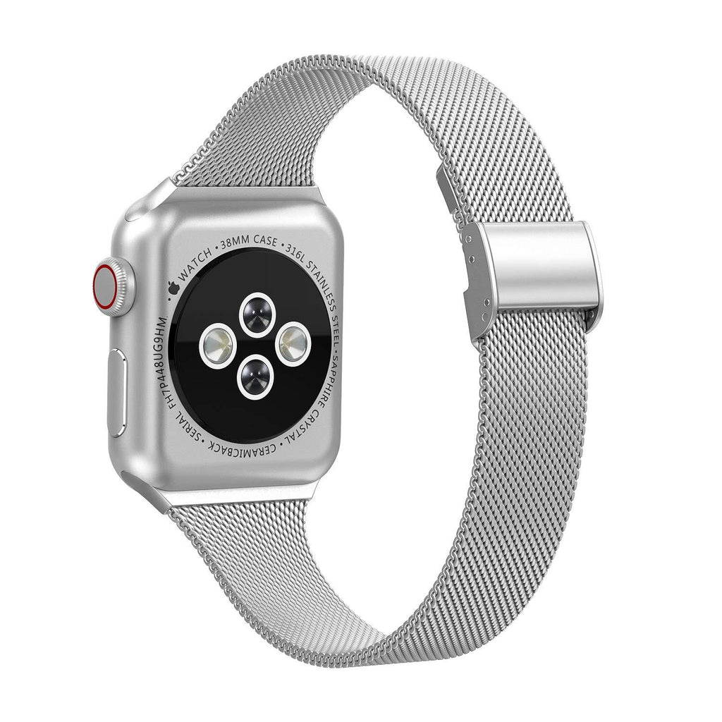 Home New Bestseller Apple Watch Series 6 5 4 Milanese Slim Band, Light Weight High Quality Steel Metal Bracelet iWatch 38mm 40mm 42mm 44mm Watchband