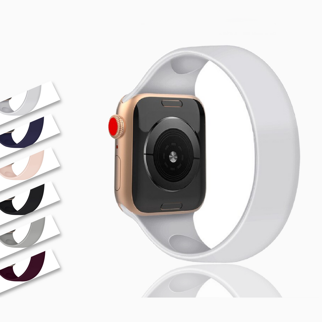 Watchbands Stretch Elastic strap for Apple Watch 40mm 38mm 44mm 42mm iwatch series 5/4/3/2/ Silicone Loop Wrist belt Strap|Watchbands| Men Women Unisex