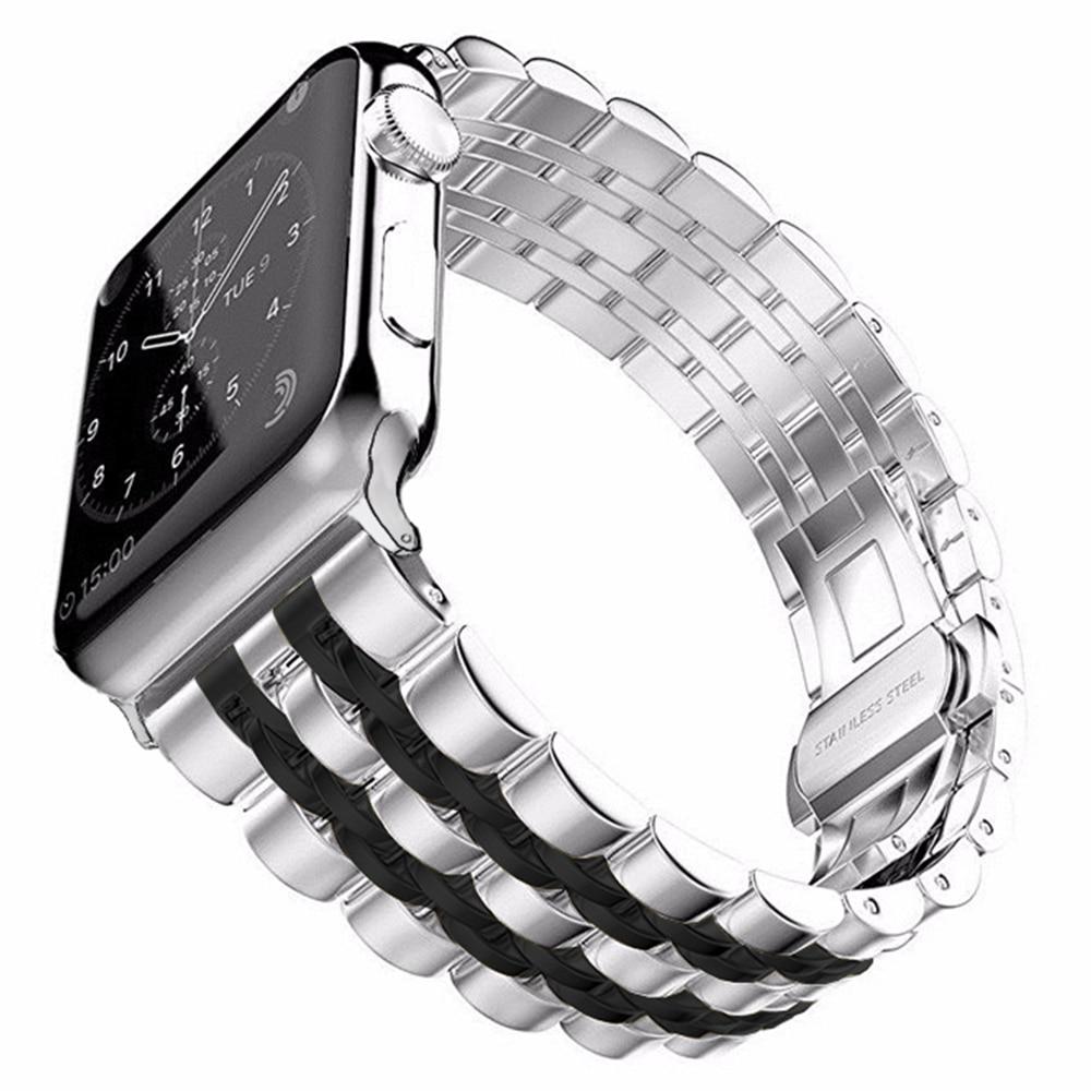 Watchbands Copy of High Quality Metal steel Apple Watch band Strap, 38mm 40mm 42mm 44mm