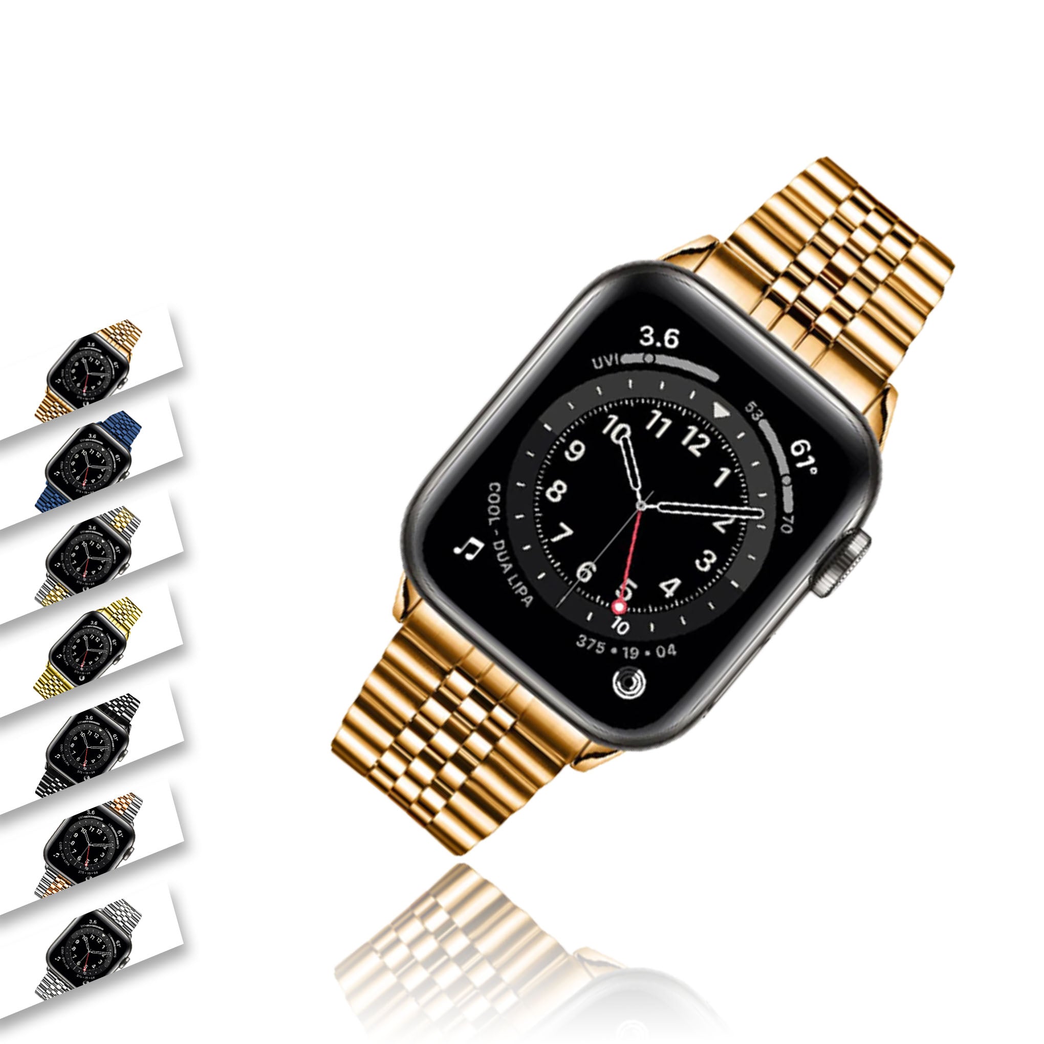 For Apple Watch Ultra 2 49mm Luxury Stainless Steel Case +