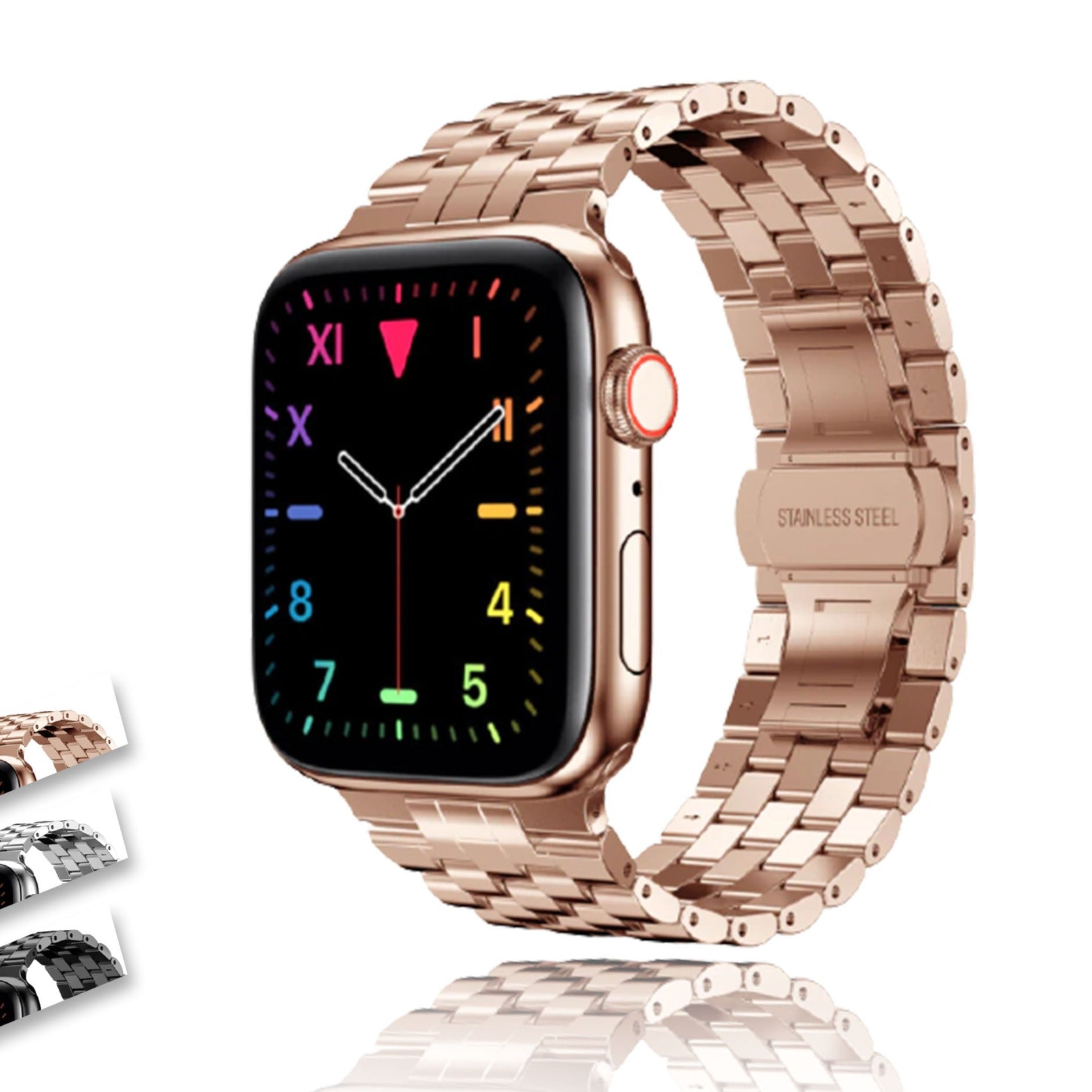 Luxury Metal Strap for Apple Watch Band Series 7 Premium Steel 41