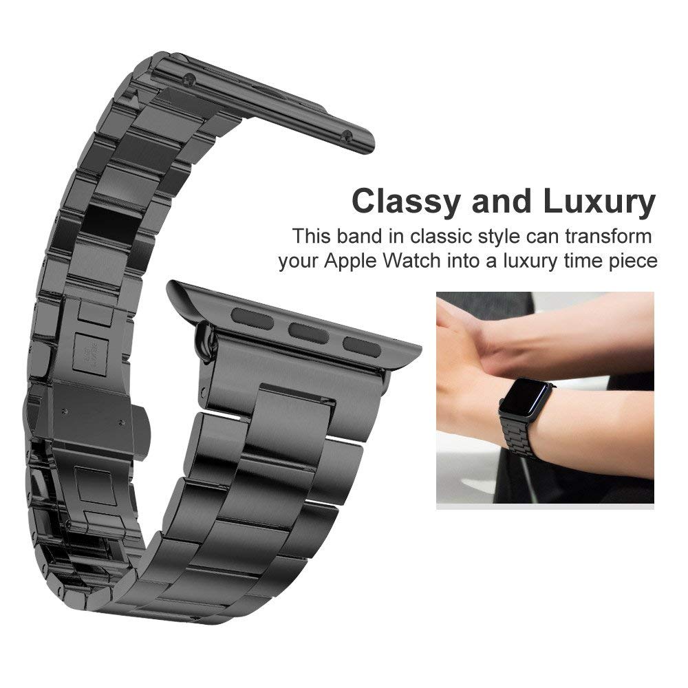 Premium Steel For Series 7 6 5 High-Quality Metal Steel Bracelet Strap