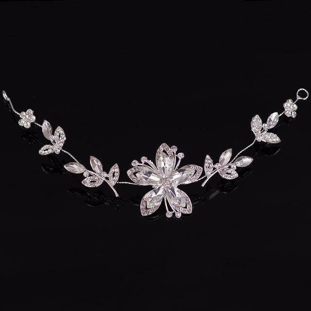 accessories 3163 Rhinestone Crystal crystal Hair Vine Tiara Crown headband, Good for Bridals, Prom, Princess, Pageant, Wedding Hair Accessories