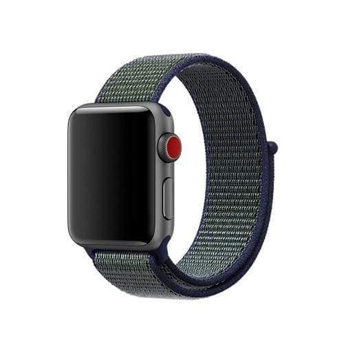 accessories 4 Midnight Fog / 38mm/40mm Apple Watch band Nylon sport loop strap 44mm/ 40mm/ 42mm/ 38mm iWatch Series 1 2 3 4 bracelet hook-and-loop wrist watchband accessories - US fast shipping