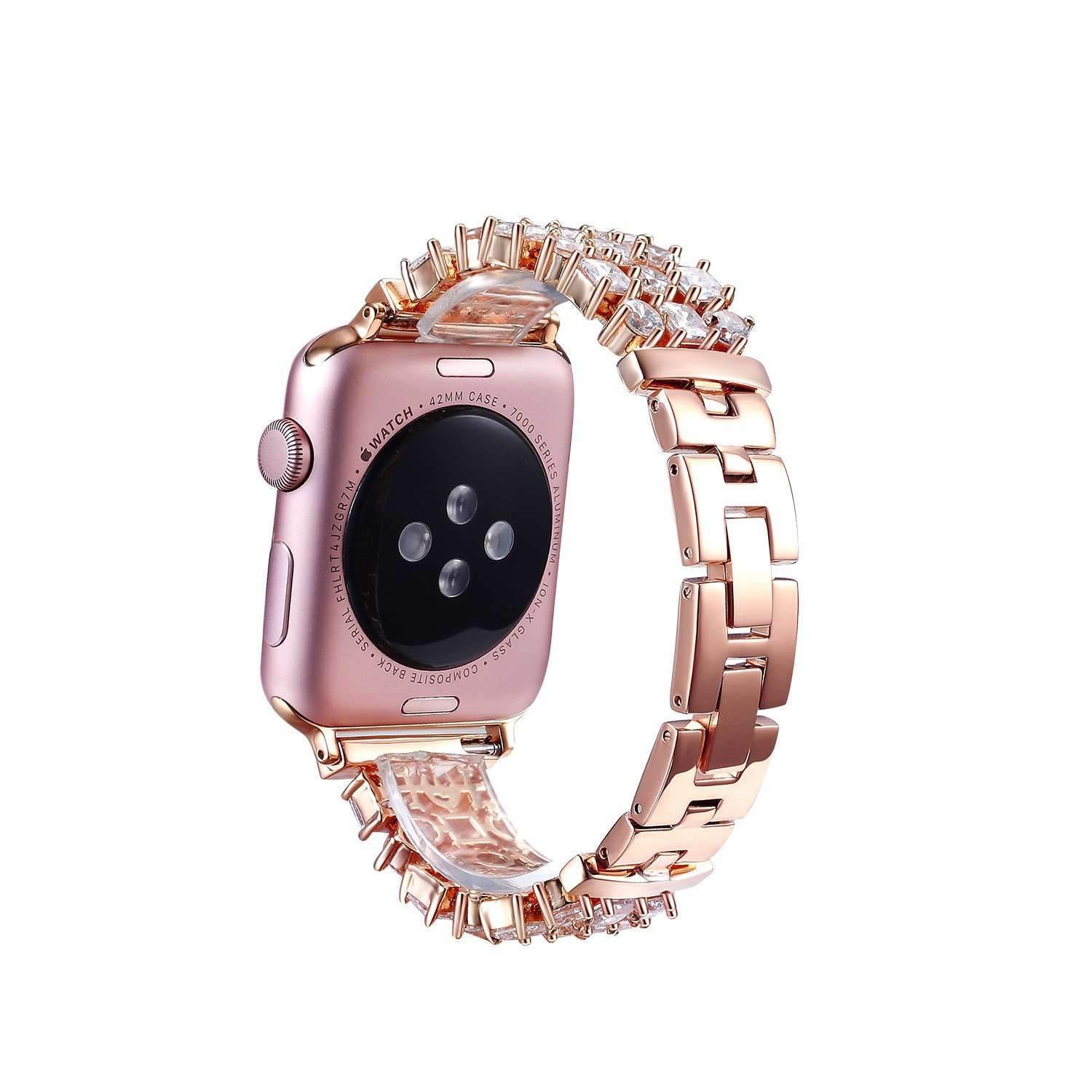 Rose Gold Apple Watch 7000 Series 38mm Aluminum Gold Aluminum Case