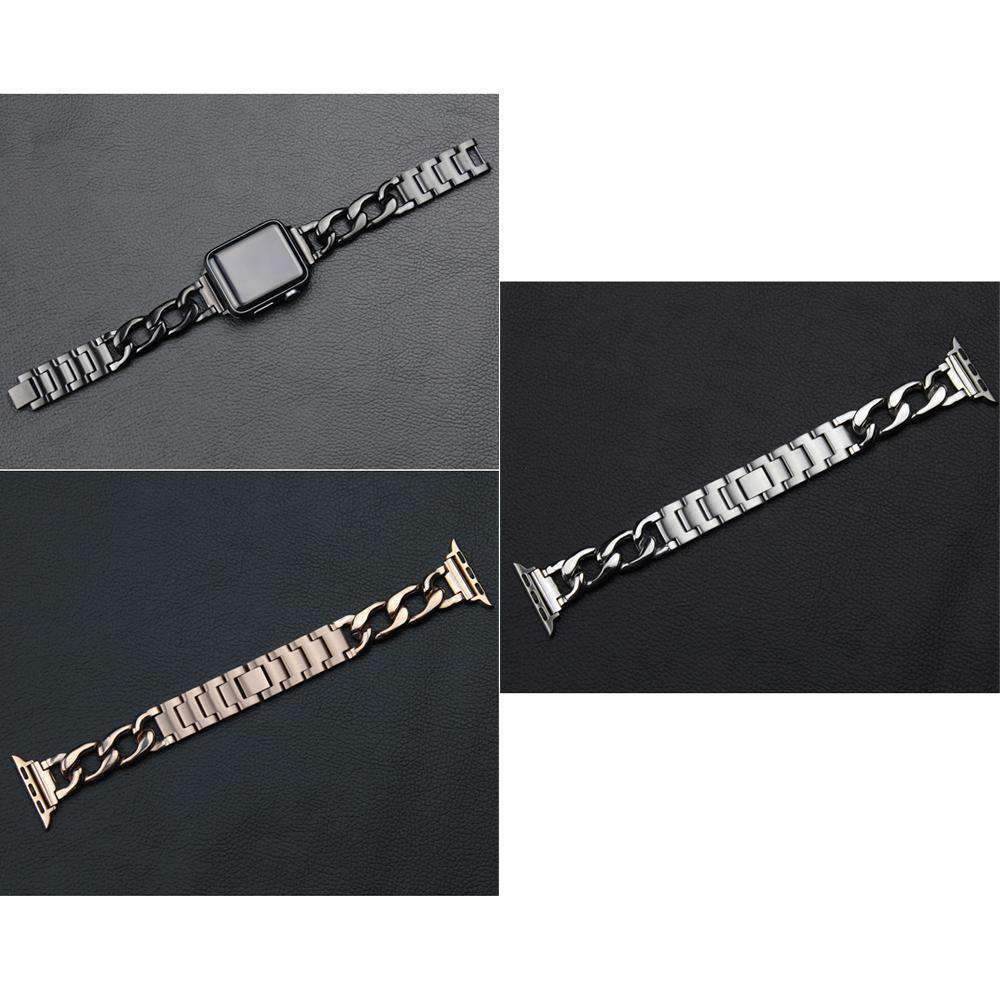 accessories Apple Watch Band Series 6 5 4 3 2, Metal Wrist Belt Replacement wristwatch Chain link Bracelet Strap  iWatch 38mm 40mm 42mm 44mm Watchbands