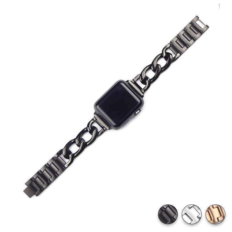 accessories Black / 38mm/40mm Apple Watch Band Series 6 5 4 3 2, Metal Wrist Belt Replacement wristwatch Chain link Bracelet Strap  iWatch 38mm 40mm 42mm 44mm Watchbands