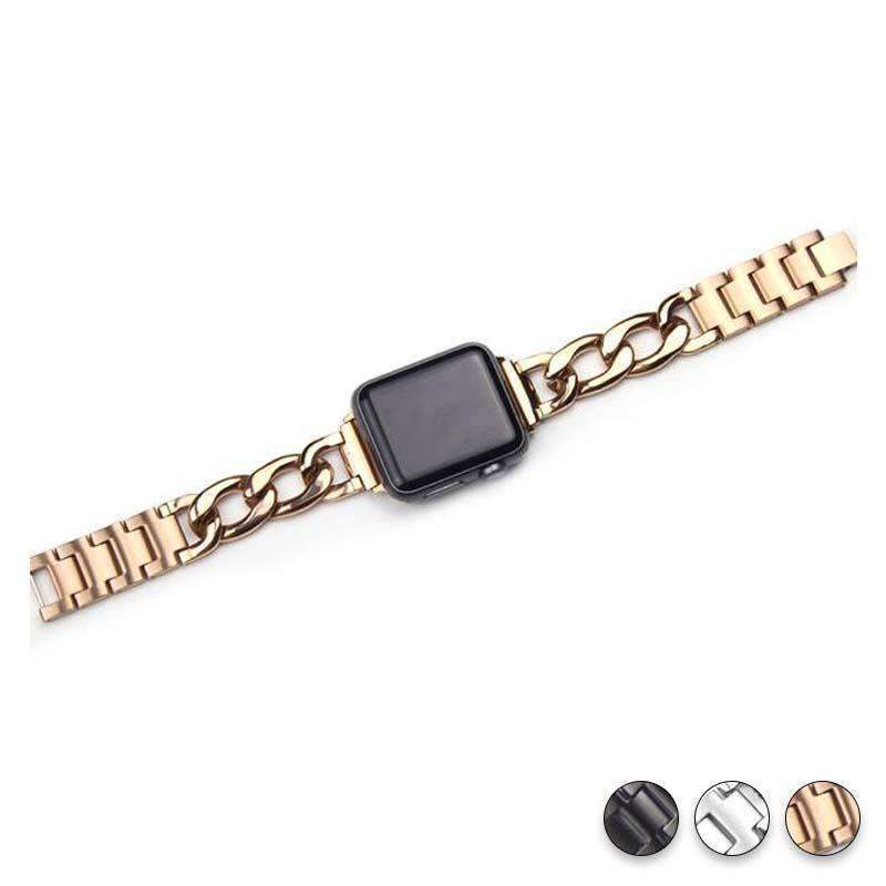accessories Rose Gold / 38mm/40mm Apple Watch Band Series 6 5 4 3 2, Metal Wrist Belt Replacement wristwatch Chain link Bracelet Strap  iWatch 38mm 40mm 42mm 44mm Watchbands