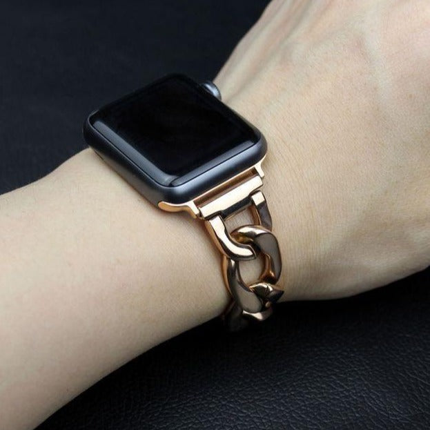 accessories Apple Watch Band women ladies metal steel Bracelet Watchband 40mm 44mm