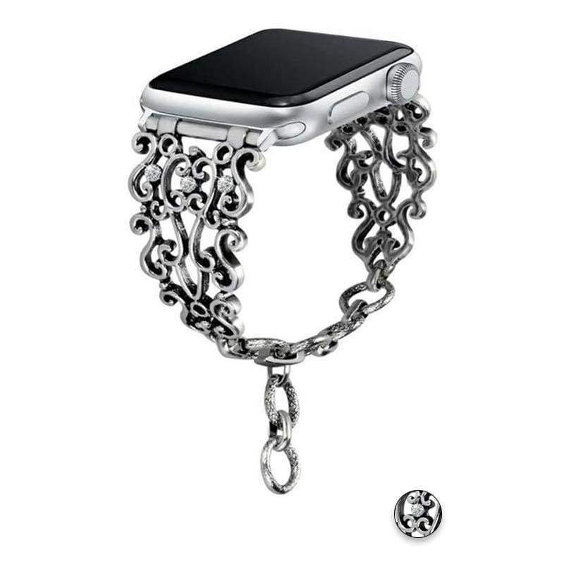 Sterling Silver Apple Watch Band Tree of Life Bracelet, Women Apple Watch  Chain Iwatch Band, Dainty Jewelry, 38mm 40mm 41mm 42mm 44mm 45mm 