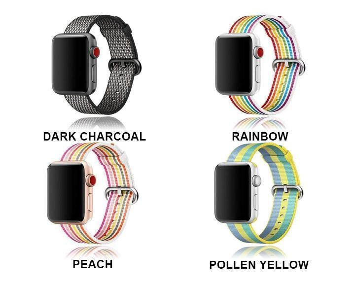 Pollen Woven Nylon Apple Watch sale Band