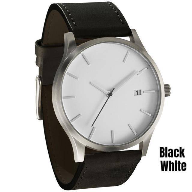 Accessories Black White Minimalist Unisex Designer Watches