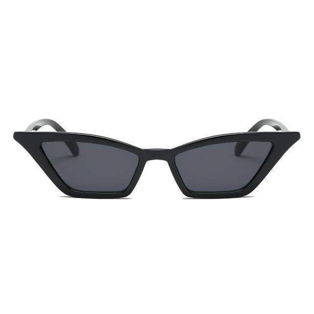 Accessories black / with Sunglasses Bag Retro Vintage Sunglasses Women Cat Eye
