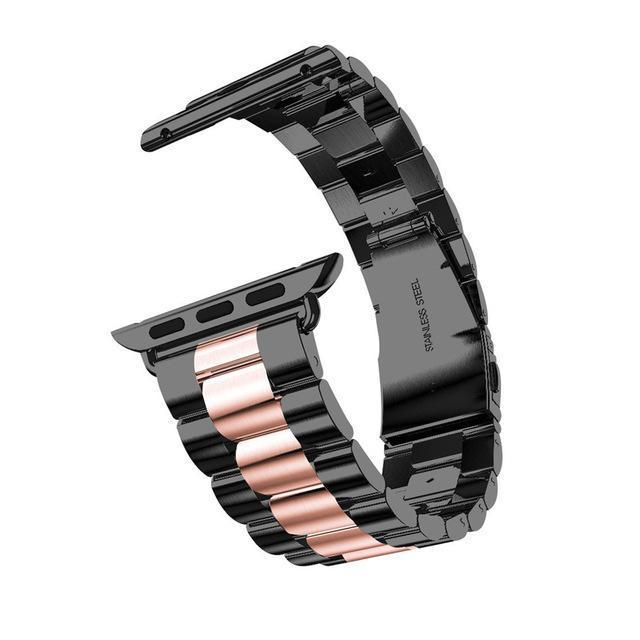 Accessories blackrosegold / 38mm/40mm Apple watch sport strand band, Link band, 44mm, 42mm, 40mm, 38mm, Series 1 2 3 4 Stainless Steel, US Fast shipping